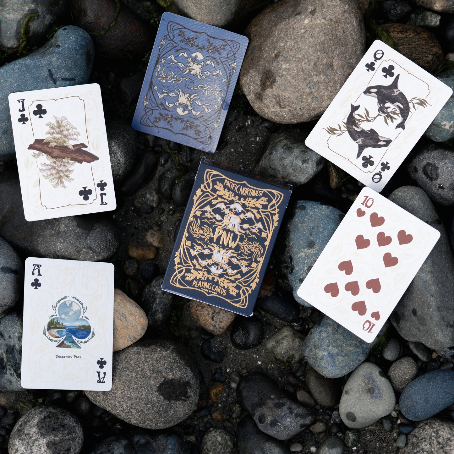 PNW Mist Playing Cards